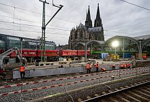 Bauarbeiten Hauptbahnhof K&ouml;ln - Henning Kaiser/dpa