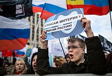 Demonstration für freies Internet in Moskau - Alexander Zemlianichenko/AP/dpa