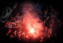 Pyrotechnik - Swen Pf&ouml;rtner/dpa