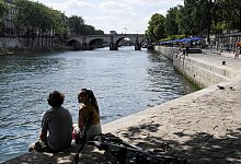 Seine in Paris - Alain Jocard/AFP/dpa