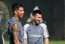 Suárez und Messi - Wilfredo Lee/AP/dpa