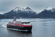 Die &laquo;Fridtjof Nansen&raquo; von Hurtigruten - Foto: Hurtigruten/dpa-tmn
