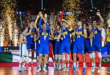 Italiens Volleyballer gewannen den Weltmeister-Titel. - Lukasz Laskowski/XinHua/dpa