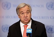 Der Generalsekret&auml;r der Vereinten Nationen, Antonio Guterres. - Li Muzi/XinHua/dpa