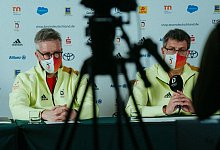 Pressekonferenz - Foto: Philipp Reinhard/Team Deutschland/dpa