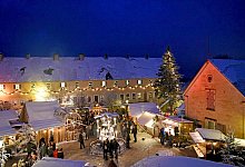 Weihnachtsmarkt auf der Festung K&ouml;nigstein - Foto: Festung K&ouml;nigstein gGmbH/dpa-tmn