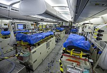 Fliegende Intensivstation - Foto: Kevin Schrief/Luftwaffe/dpa