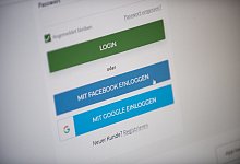 Anmeldung mit einem Log-in-Dienst - Foto: Zacharie Scheurer/dpa-tmn