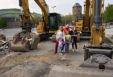 Ukrainer im Ahrtal - Foto: Thomas Frey/dpa
