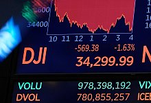 Es war eine schwache Woche für den US-Leitindex: Der Dow Jones endete tief im Minus. - Richard Drew/AP/dpa