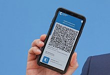 Vorstellung digitaler Impfpass - Foto: Michael Kappeler/dpa