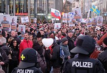 Querdenker-Demo - Foto: Sebastian Willnow/dpa-Zentralbild/dpa