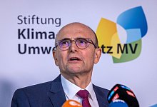 Erwin Sellering, der ehemalige Ministerpr&auml;sident von Mecklenburg-Vorpommern und Vorstandsvorsitzender der Klimastiftung MV. - Jens B&uuml;ttner/dpa