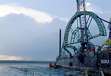 &laquo;Stromautobahn&raquo; - Foto: Carsten Rehder/dpa