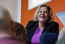 Nancy Faeser (SPD) - Hannes Albert/dpa