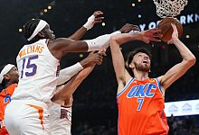 Oklahoma City Thunder - Phoenix Suns - Kyle Phillips/AP/dpa