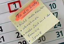 Gute Vorsätze fürs neue Jahr - Arno Burgi/ZB/dpa