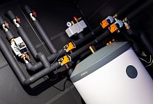 W&auml;rmepumpe - Moritz Frankenberg/dpa