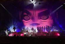 Gorillaz - Foto: Anthony Anex/KEYSTONE/dpa