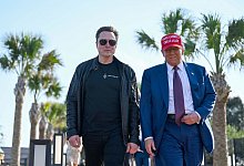 Vor dem sechsten geplanten «Starship»-Flug - Trump - Brandon Bell/Pool Getty Images North America/AP/dpa