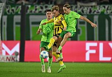 VfL Wolfsburg - Borussia Dortmund - Swen Pf&ouml;rtner/dpa