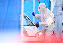 Coronavirus-Test - Foto: Sebastian Gollnow/dpa