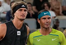 Alexander Zverev und Rafael Nadal - Michel Euler/AP/dpa