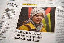 Aktivistin Thunberg als Chefredakteurin - Foto: Henrik Montgomery/TT NEWS AGENCY/AP/dpa