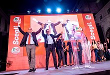 Der Vorsitzende der Demokratischen Partei Italiens, Enrico Letta, bei der Er&ouml;ffnung des Wahlkampfes in Rom. - Mauro Scrobogna/LaPresse/dpa