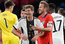 Müller und Kane - Kirsty Wigglesworth/AP/dpa