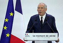 Frankreich Premier Bayrou stellt Vertrauensfrage - Thomas Samson/AFP/dpa