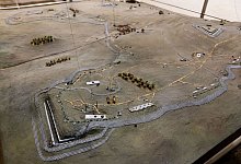 Ein Modell der Festungsanlage zeigt den restaurierten Teil der &laquo;Feste Kaiser Wilhelm II.&raquo;. - Philipp von Ditfurth/dpa