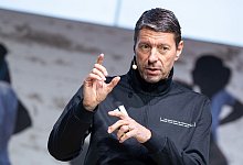 Der Adidas-Vorstandsvorsitzende Kasper Rorsted während der Bilanz-Pressekonferenz im März 2019. - Daniel Karmann/dpa