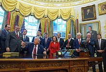 US-Pr&auml;sident Trump - Evan Vucci/AP/dpa