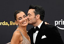 Jana Ina Zarrella und ihr Mann Giovanni - Felix H&ouml;rhager/dpa