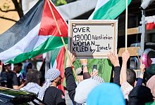 Demonstration &laquo;Stoppt den Gaza Genozid&raquo; - Annette Riedl/dpa