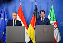 Dritte Regierungskonsultation zwischen Niederlande und NRW - Christoph Reichwein/dpa