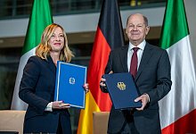 Deutsch-italienische Regierungskonsultationen - Michael Kappeler/dpa