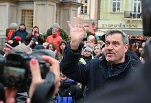 Söder in Prag - picture alliance/dpa