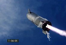 SpaceX-Rakete - Foto: Uncredited/SpaceX/AP/dpa