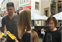 Aktion in Paderborn - www.facebook.com/IdentitaereWestfalen