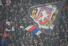 Fans von Olympique Lyon - Michel Euler/AP/dpa