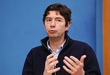 &laquo;Ich erwarte schon, dass BA.4/5 auch zahlenm&auml;&szlig;ig zunehmen werden, aber innerhalb von einer Gesamtzahl, die sehr niedrig ist&raquo;: Christian Drosten. - Kay Nietfeld/dpa