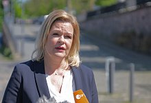 Nancy Faeser - Sebastian Gollnow/dpa