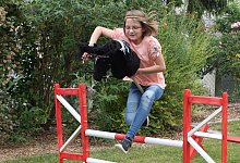 &laquo;Hobby Horsing&raquo; - Foto: Tina Gardt/dpa