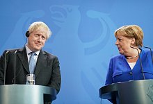 Britischer Premierminister Boris Johnson in Berlin - Foto: Kay Nietfeld