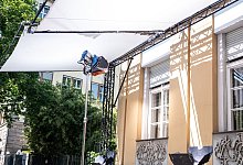 Filmdreh - Fabian Sommer/dpa