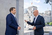 ARD-Sommerinterview mit SPD-Parteichef - Christophe Gateau/dpa
