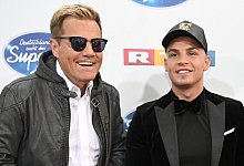 Ein Herz und eine Seele: Dieter Bohlen und Pietro Lombardi. - Henning Kaiser/dpa