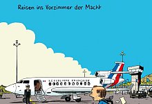 Comic &uuml;ber Pr&auml;sident Macron - Foto: Mathieu Sapin/Reprodukt-Verlag/dpa